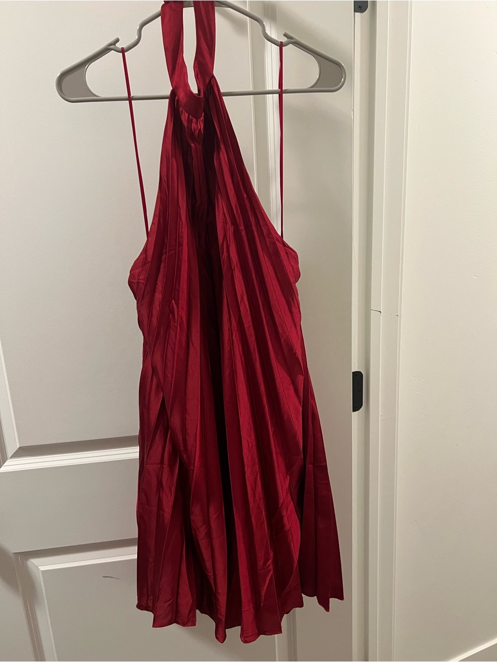 Abercrombie and Fitch Women’s Red Halter Swing Dress